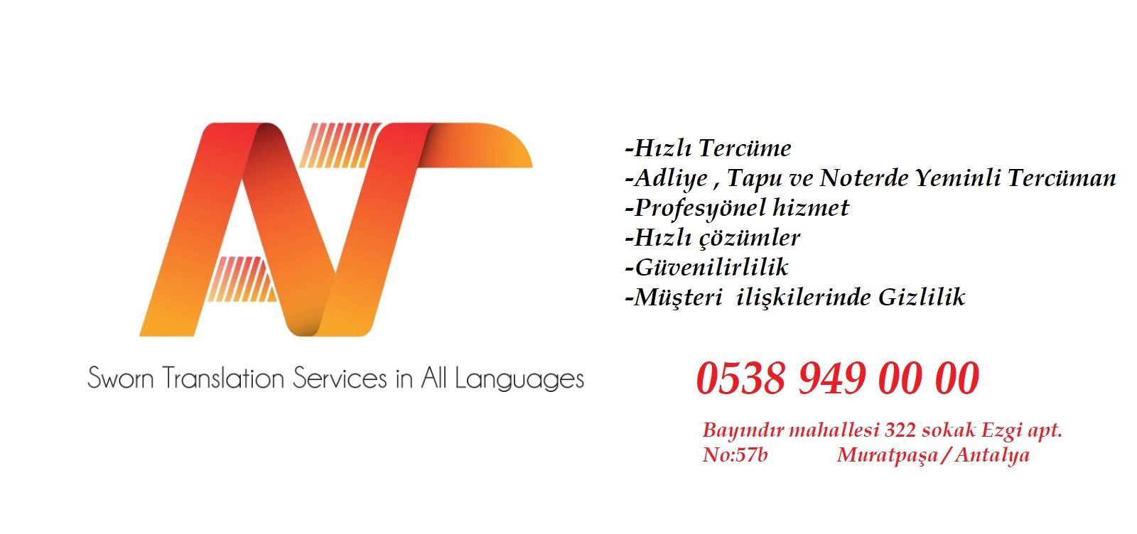 Antalya’da Uygun Fiyatlı Tercüme