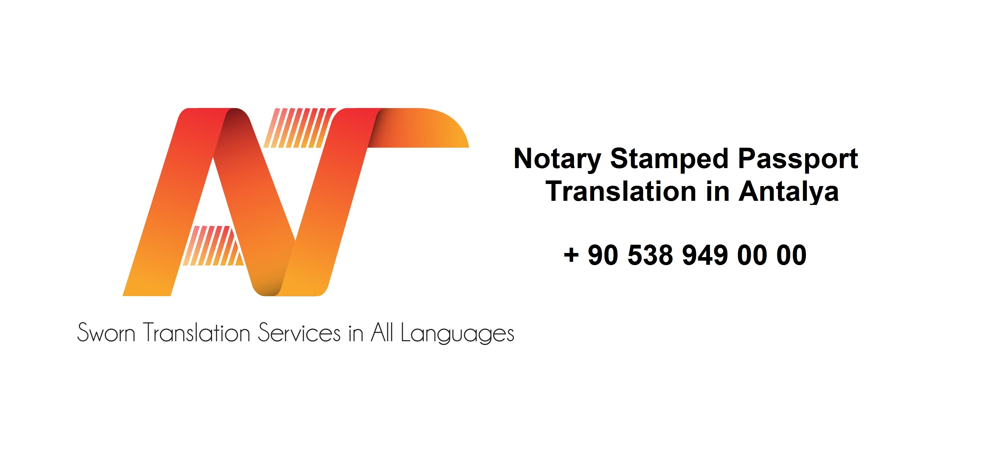 Notary Stamped Passport Translation in Antalya