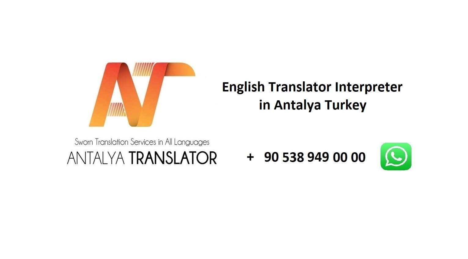 English translator interpreter in Antalya Turkey sworn translation agency interpreting services English to Turkish Arabic translators
