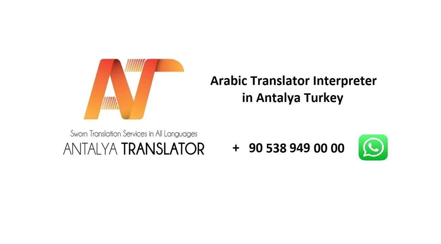 Arabic Translator Interpreter in Antalya Turkey