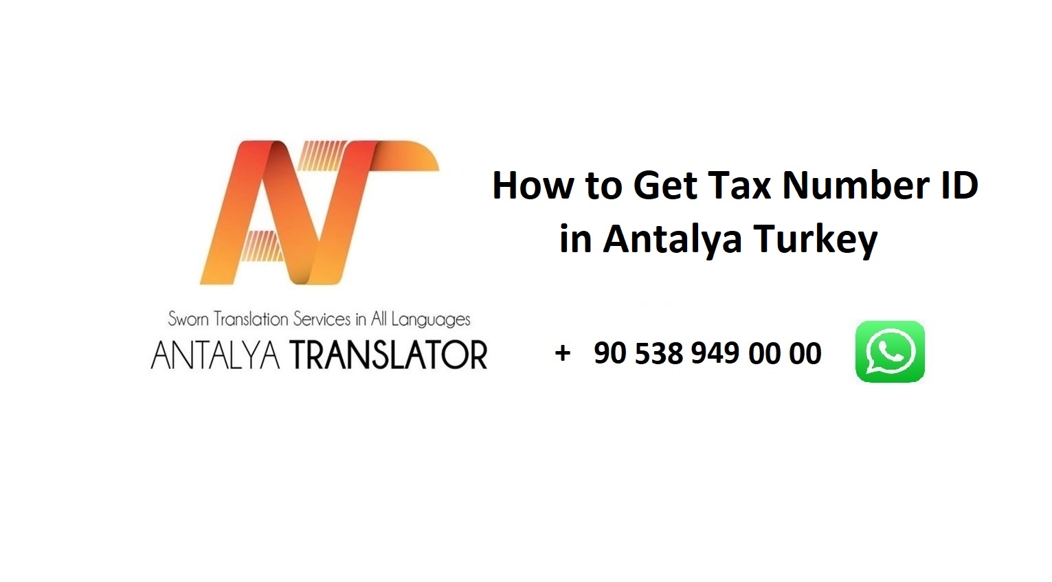How to Get Tax Number ID in Antalya Turkey